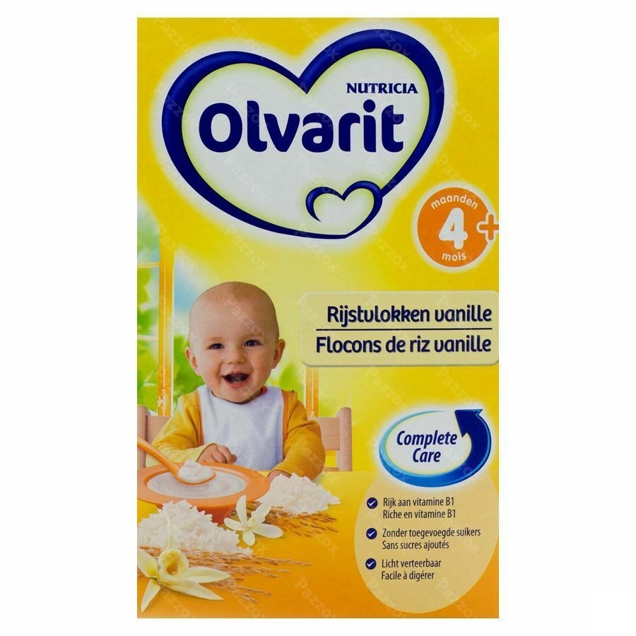 Olvarit Flocons De Riz Vanille Nf 225g