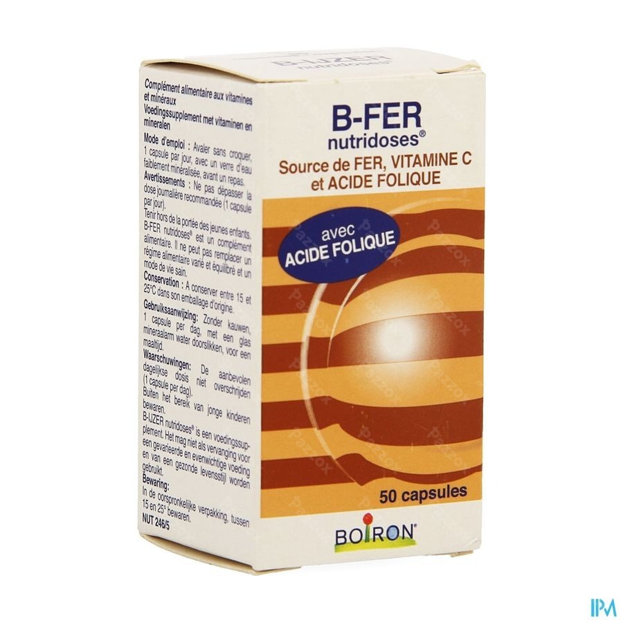 Boiron Nutridoses B-Fer 50 Capsules