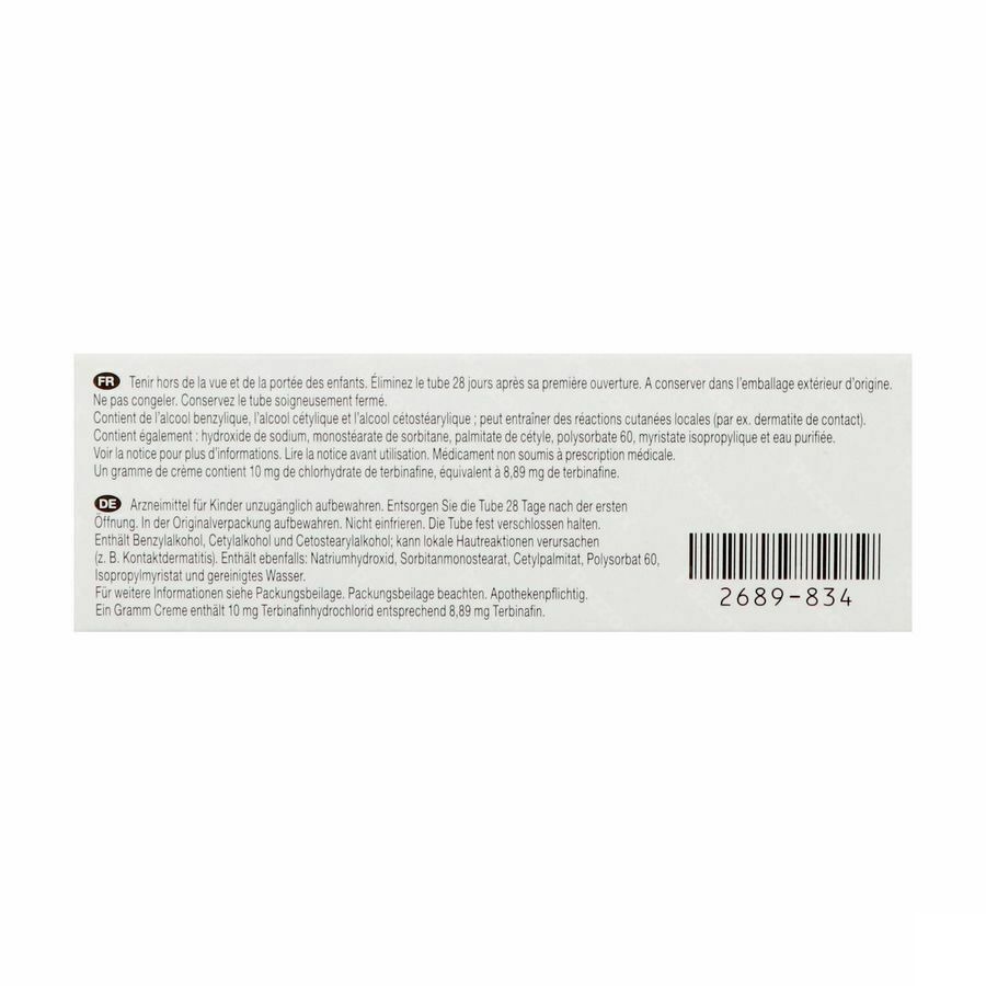 Terbinafine Viatris Creme 30g