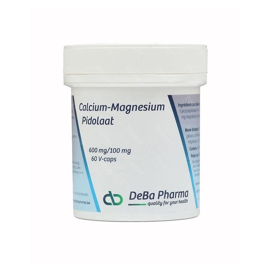 Calcium Magnesium Pidolate 600/100mg V-caps 60
