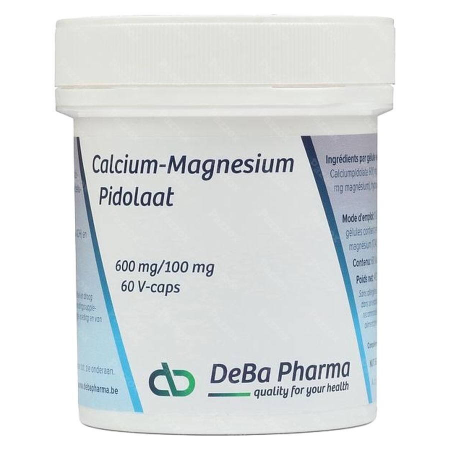 Calcium Magnesium Pidolate 600/100mg V-caps 60