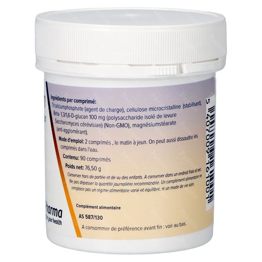 Beta-glucan 100mg Tabl 90 Deba