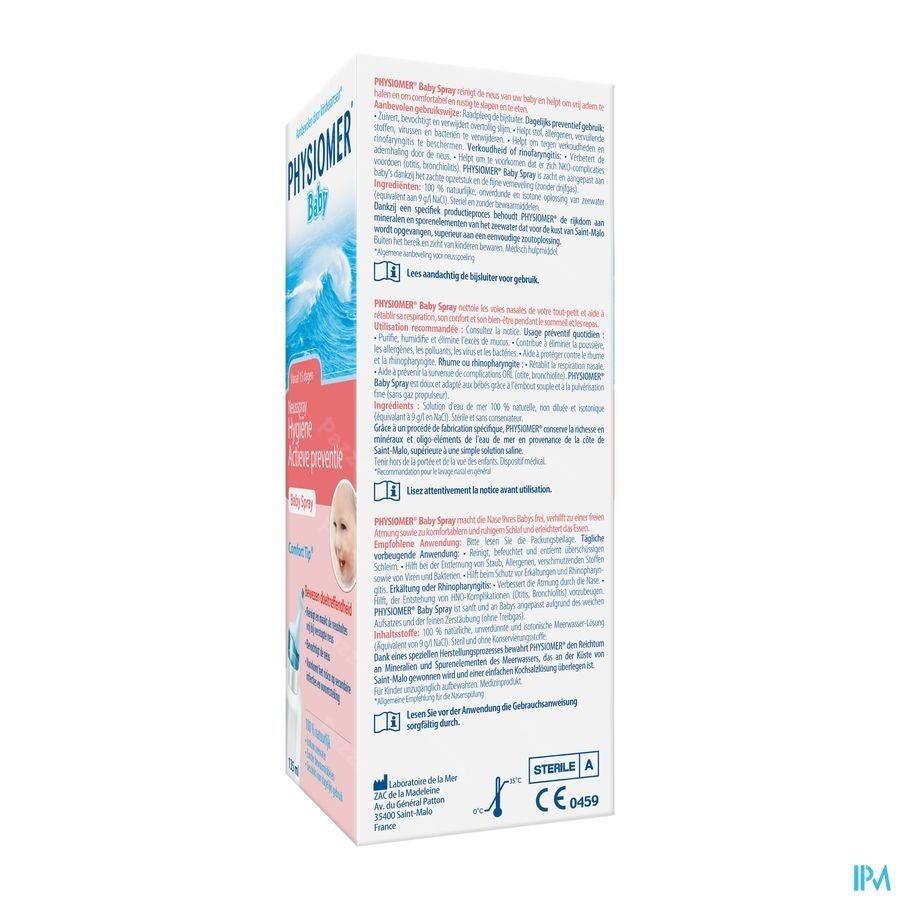 Physiomer Iso Baby Spray 135ml