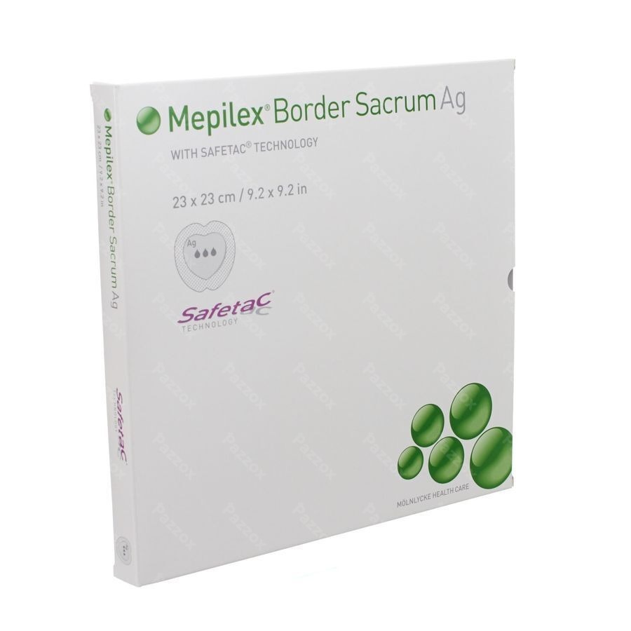 Mepilex Border Ag Sacrum Ster 23,0x23,0 5 392400