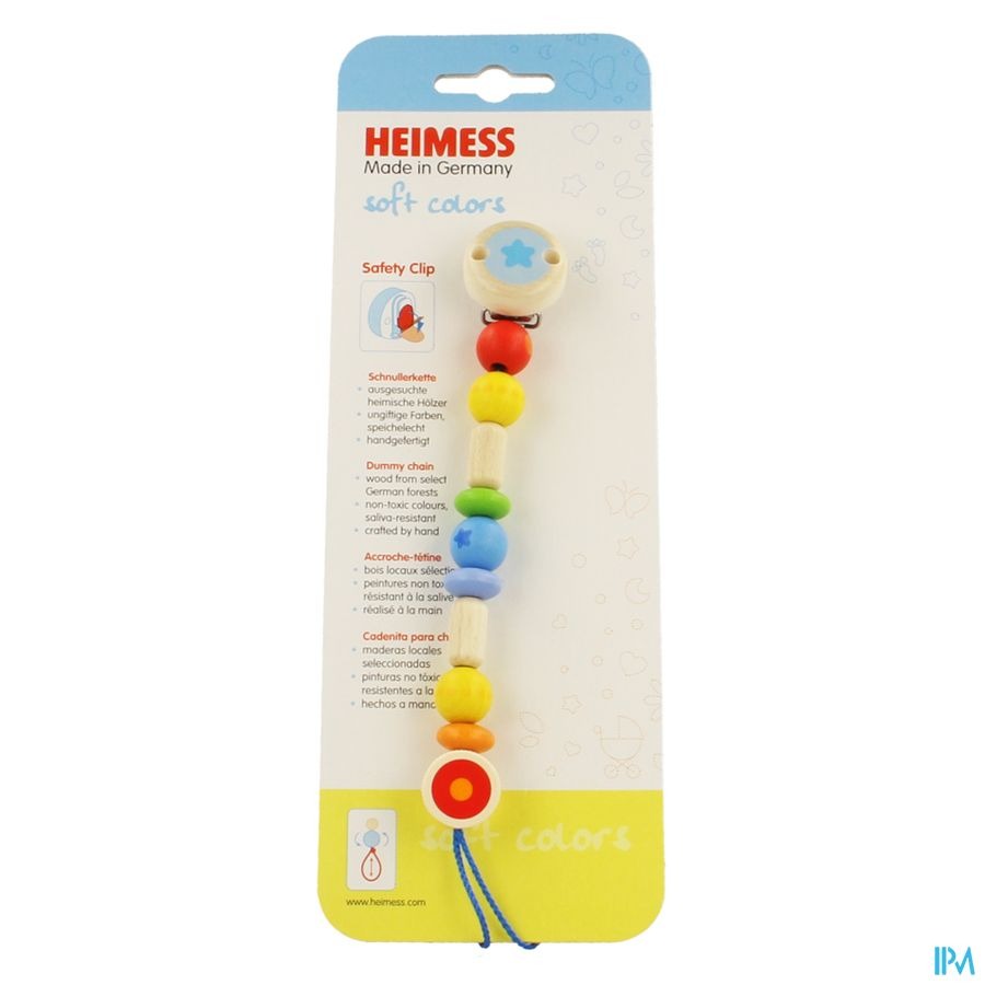 Momma Attache Sucette Bois Multicolor H732290