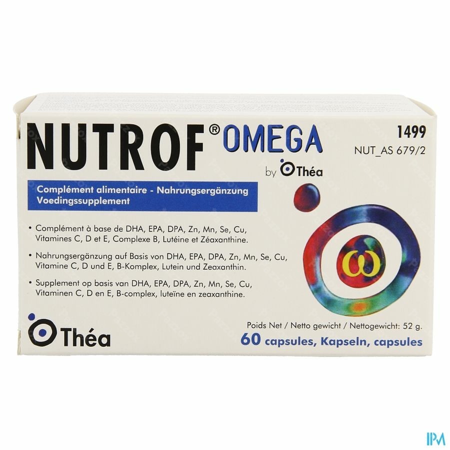 Nutrof Omega Complément Alimentaire Yeux 60 Gélules