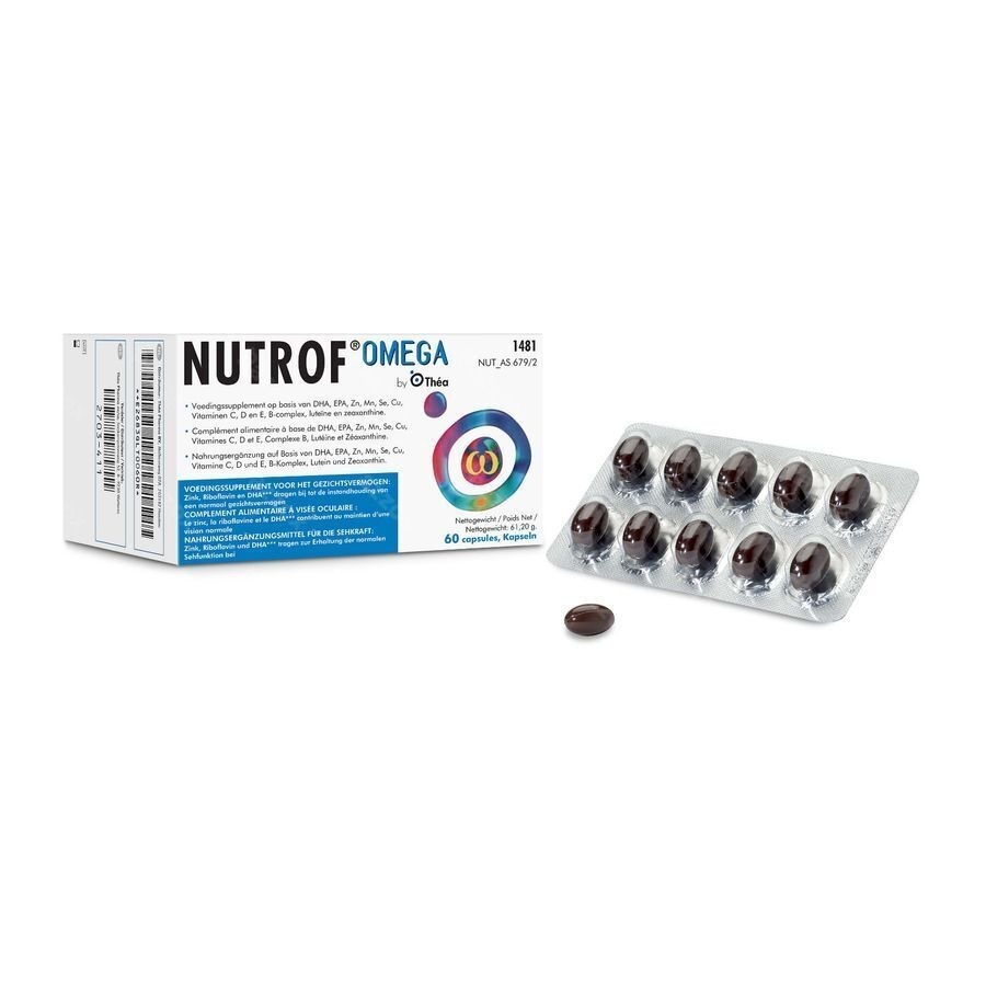 Nutrof Omega Complément Alimentaire Yeux 60 Gélules