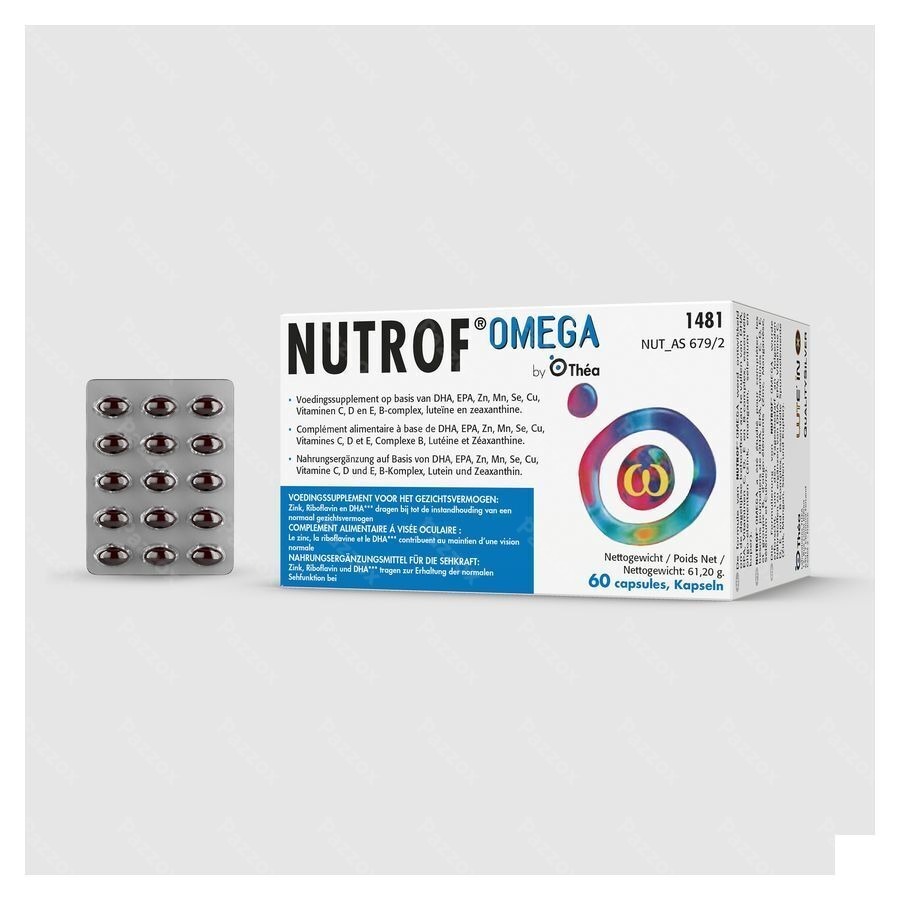 Nutrof Omega Complément Alimentaire Yeux 60 Gélules
