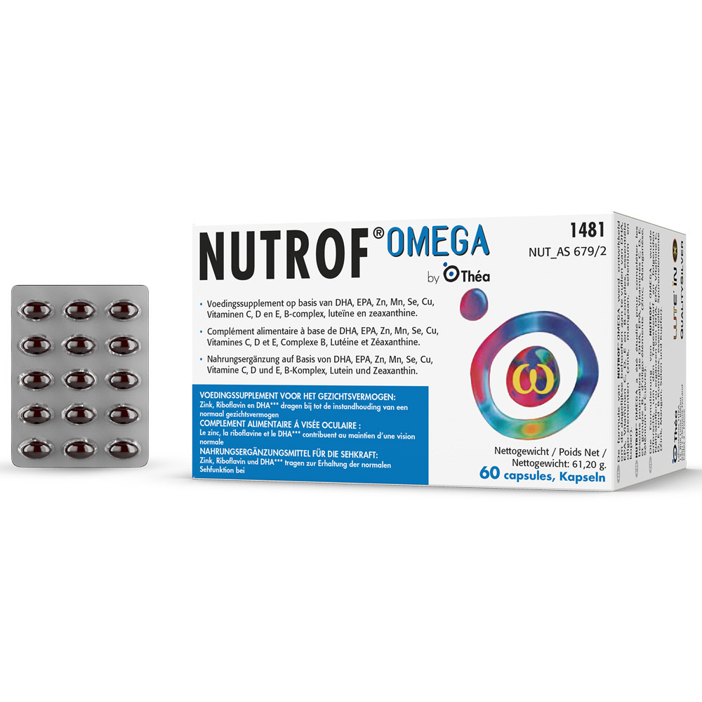 Nutrof Omega Complément Alimentaire Yeux 60 Gélules