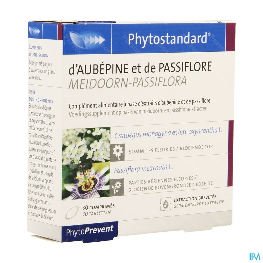 Phytostandard Aubepine-passiflore Comp 30 Blister