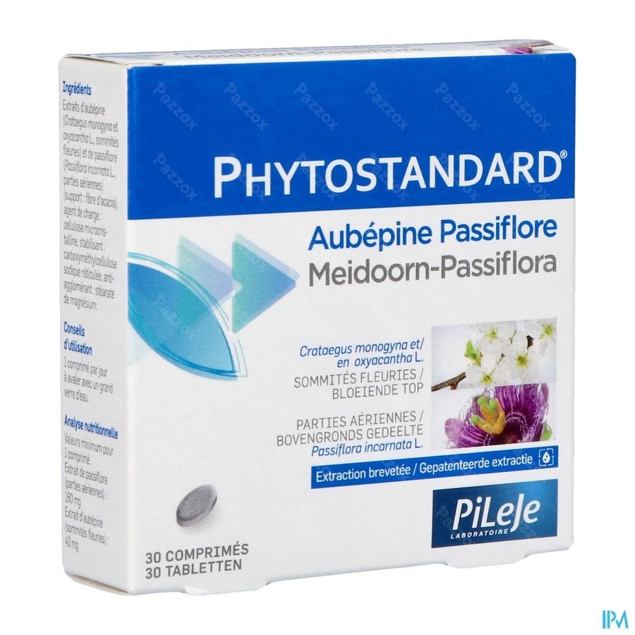 Phytostandard Aubepine-passiflore Comp 30 Blister