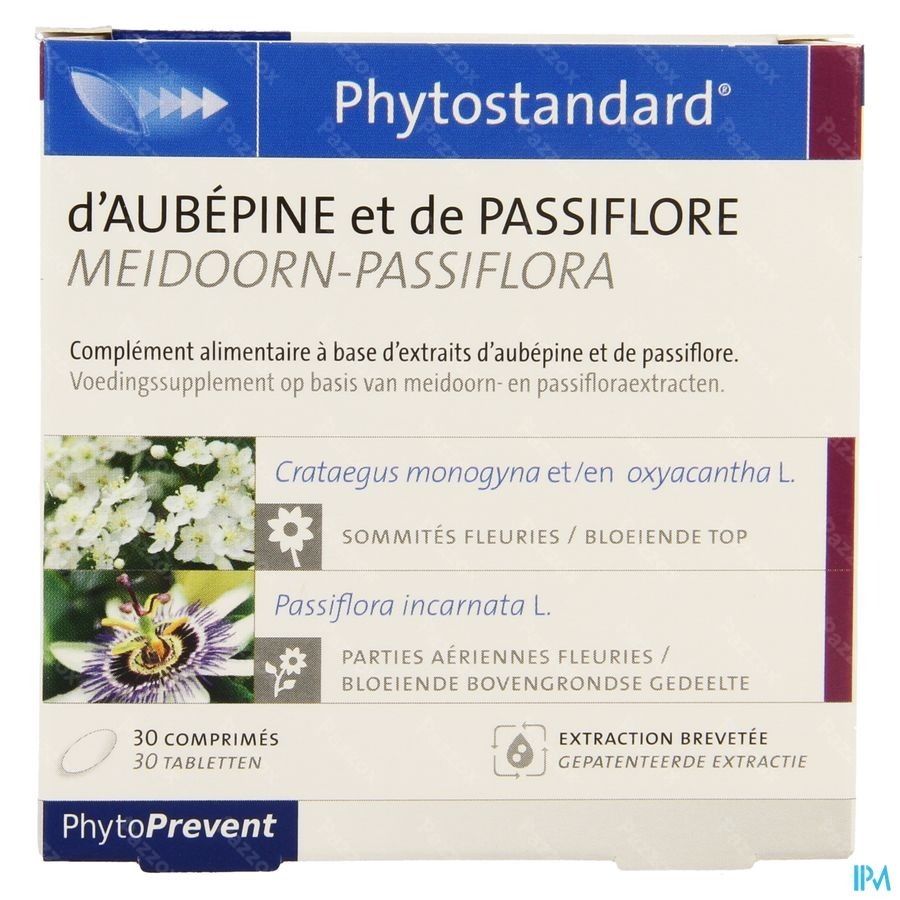 Phytostandard Aubepine-passiflore Comp 30 Blister
