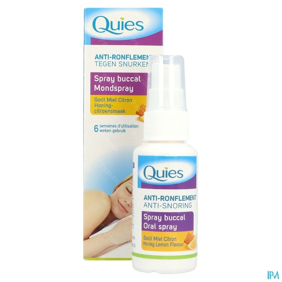 Quies A/ronflement Miel-citron Spray Buccal 70ml