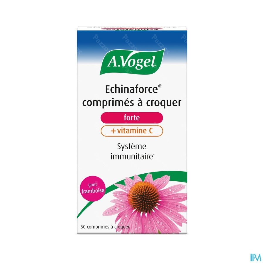 A.Vogel Echinaforce Comprimés à Croquer Forte + Vitamine C 60 Pièces
