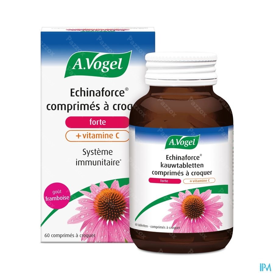 A.Vogel Echinaforce Comprimés à Croquer Forte + Vitamine C 60 Pièces
