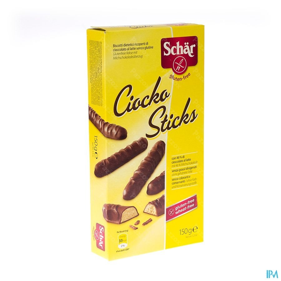 Schar Biscuit Enr. Choco S/glut. 150g 6544 Revogan