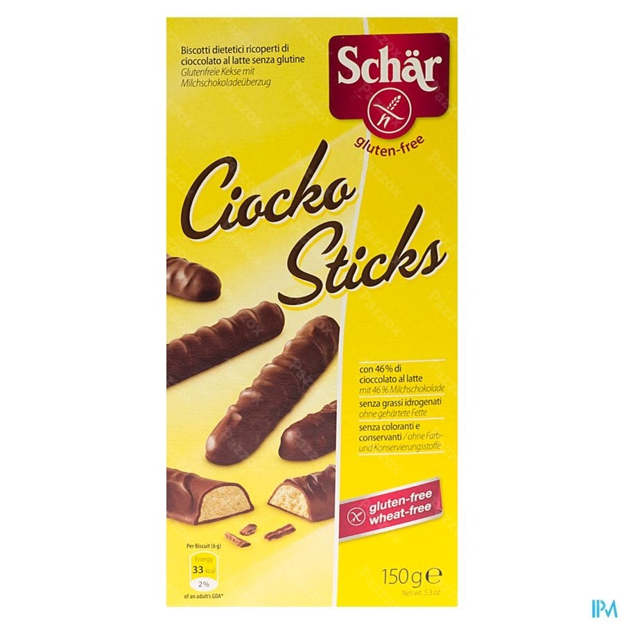 Schar Biscuit Enr. Choco S/glut. 150g 6544 Revogan