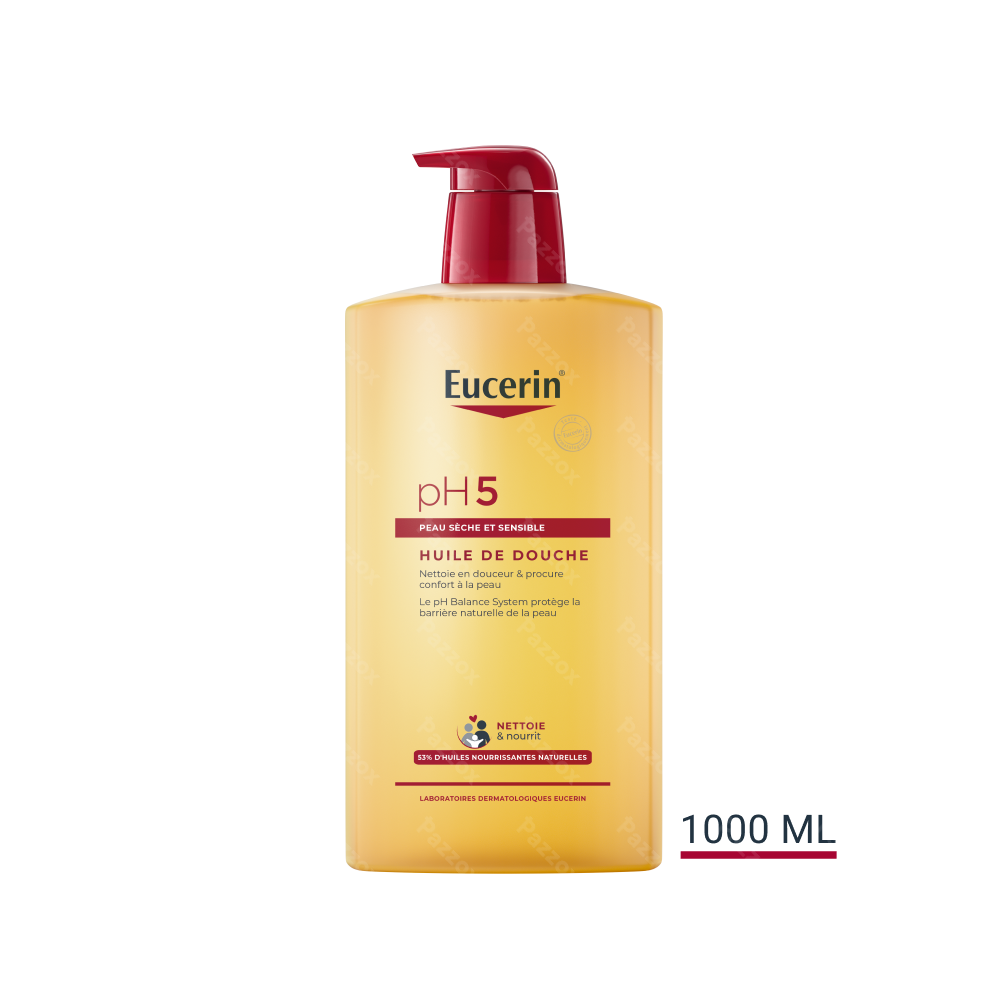 Eucerin pH5 Huile De Douche Peau Sèche et Sensible avec pompe 1l