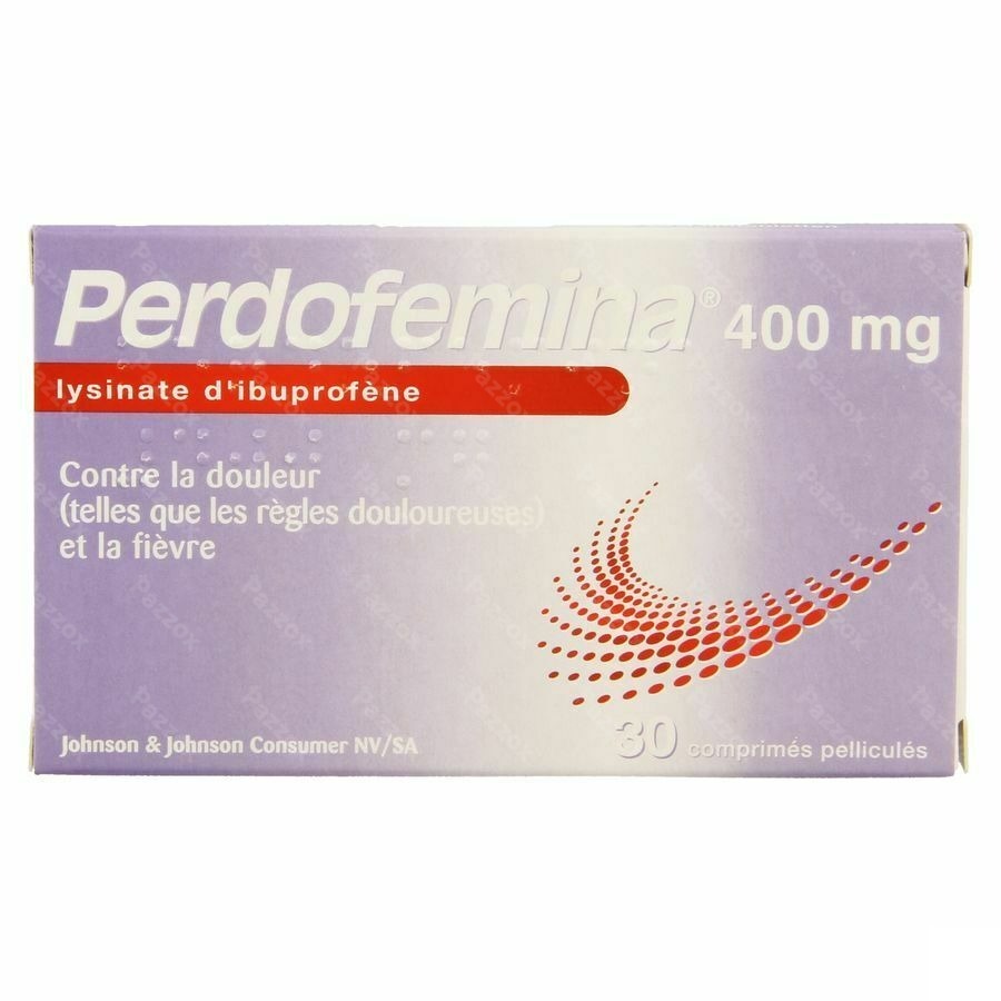 Perdofemina 400mg 30 Comprimés