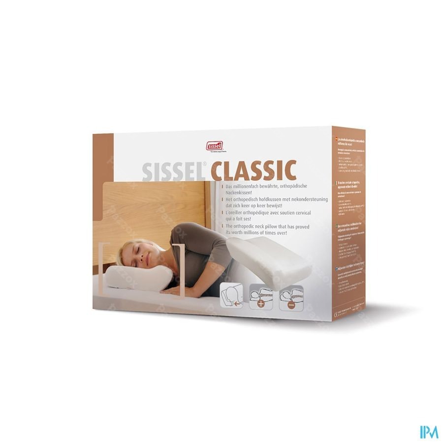 Sissel Classic Oreiller Orthoped.stand+taie Coton