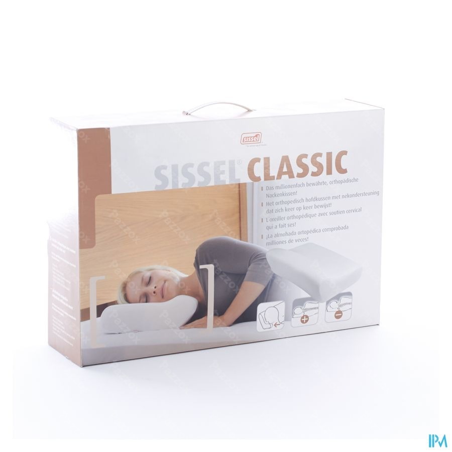 Sissel Classic Oreiller Orthoped.stand+taie Coton