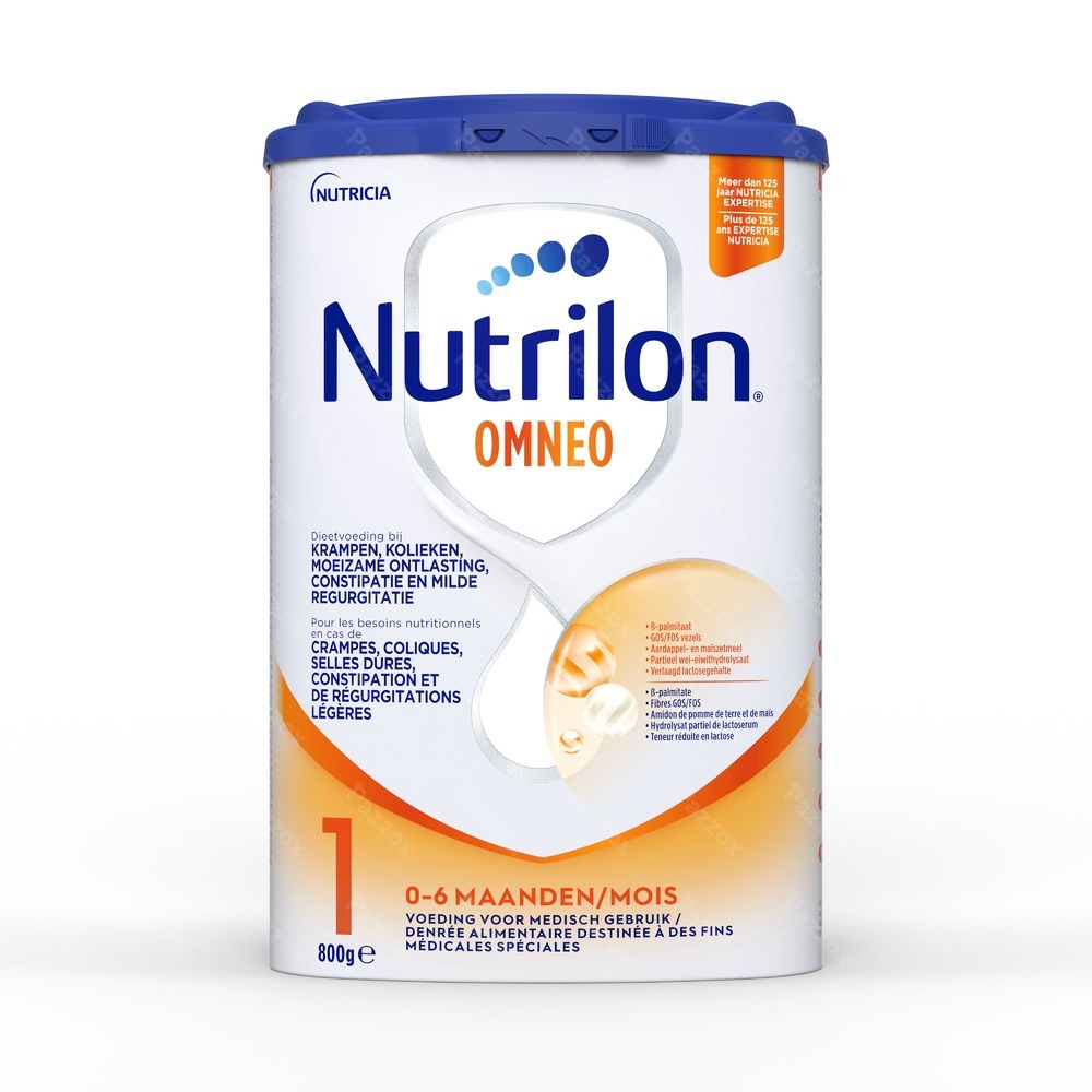 Nutrilon Omneo 1 Lait Nourrissons Constipation Et Crampes 0-6 Mois Poudre 800g