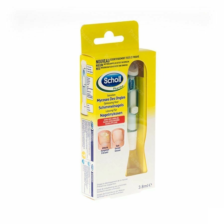 Scholl Cure Ongles Fongiques 3,8ml + 5 Limes