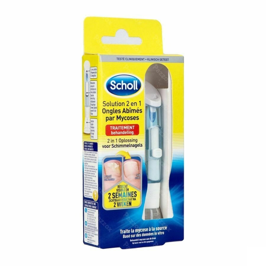 Scholl Cure Ongles Fongiques 3,8ml + 5 Limes