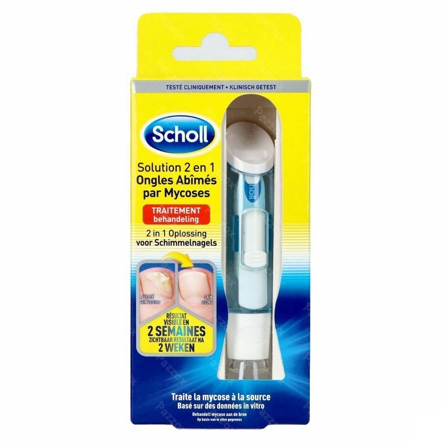 Scholl Cure Ongles Fongiques 3,8ml + 5 Limes