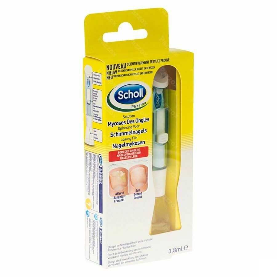 Scholl Cure Ongles Fongiques 3,8ml + 5 Limes