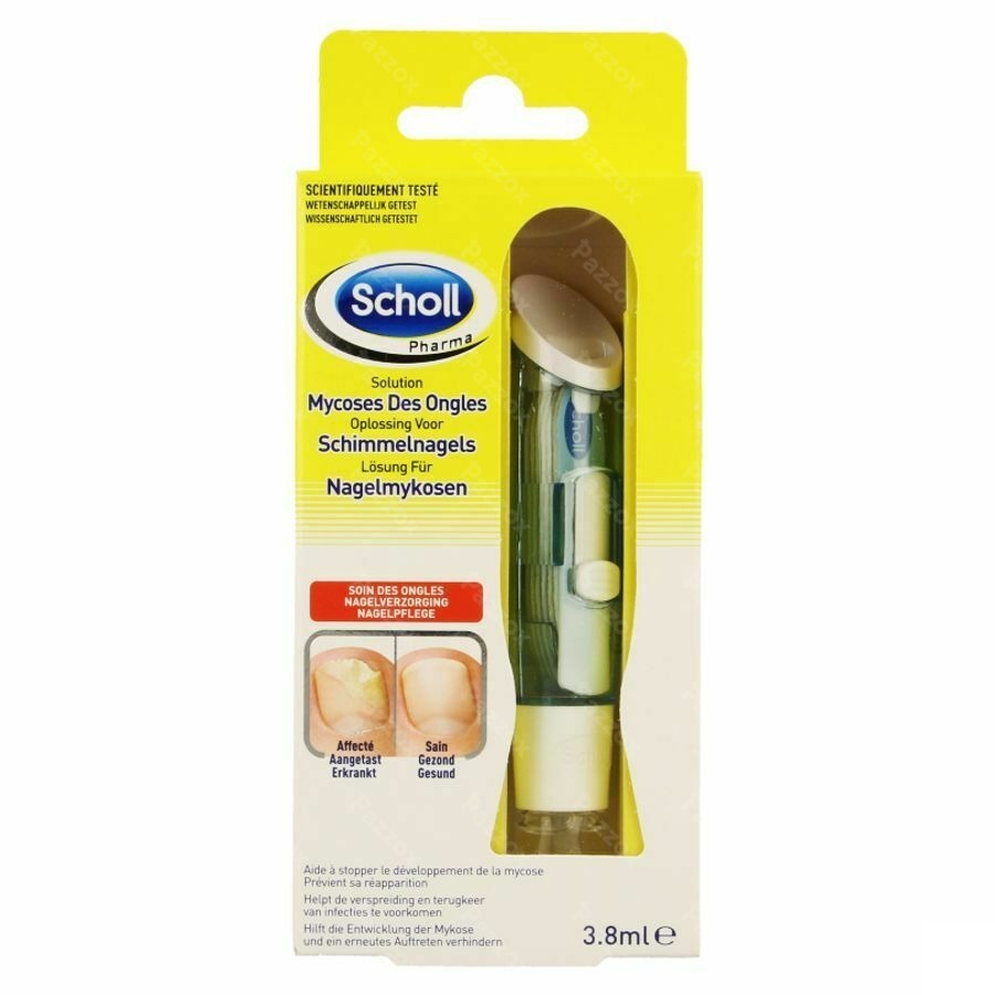 Scholl Cure Ongles Fongiques 3,8ml + 5 Limes
