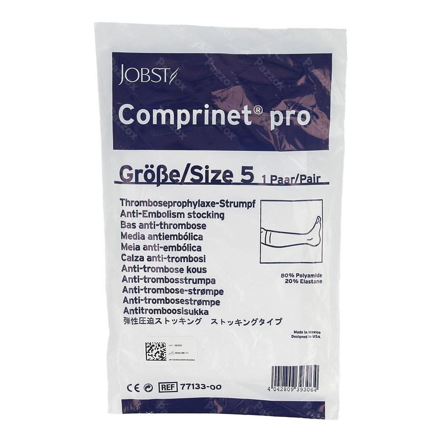 Comprinet Pro Knee Bas A/embolie T5 1paire 7713300
