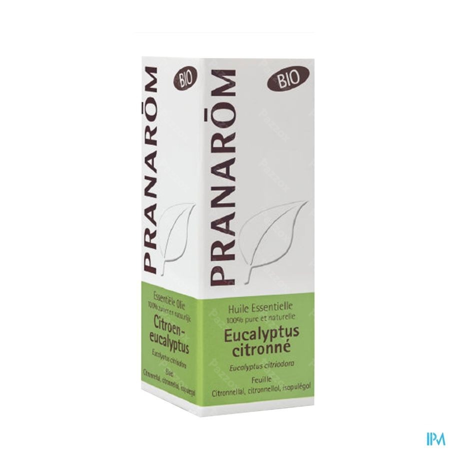 Pranarôm Huile Essentiel Eucalyptus Citronne Bio 10ml
