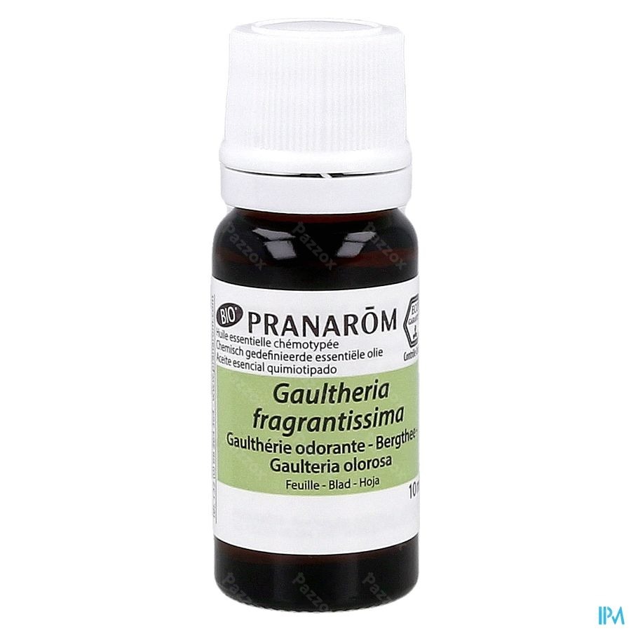 Pranarôm Huile Essentiel Gaultherie Odorante Bio 10ml