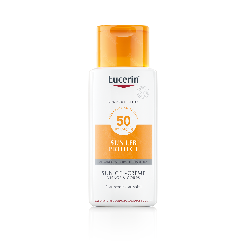 Eucerin Sun LEB Protect Gel-Crème Visage et Corps SPF50+ 150ml