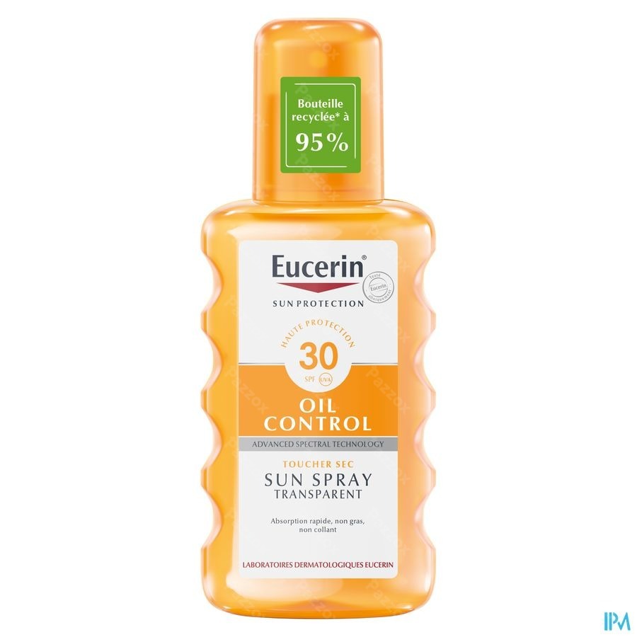Eucerin Sun Oil Control Toucher Sec Spray Transparant SPF30 200ml