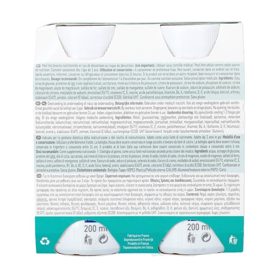 Resource Hp Hc Vanille Bouteille 4x200ml