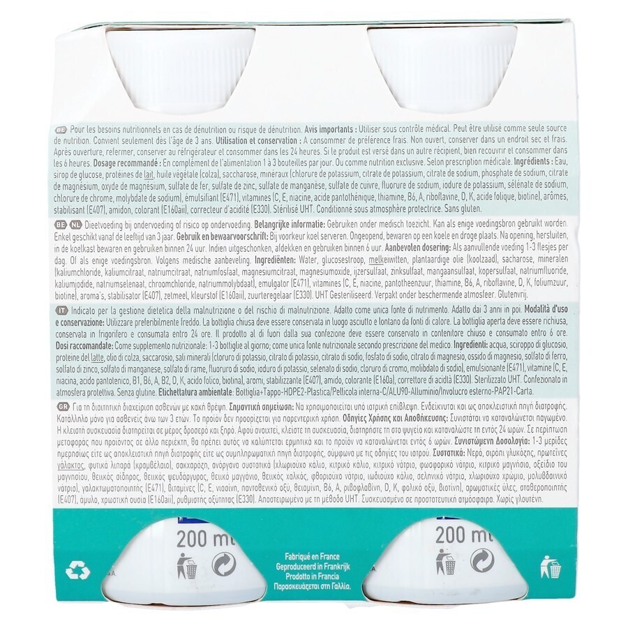 Resource Hp Hc Vanille Bouteille 4x200ml