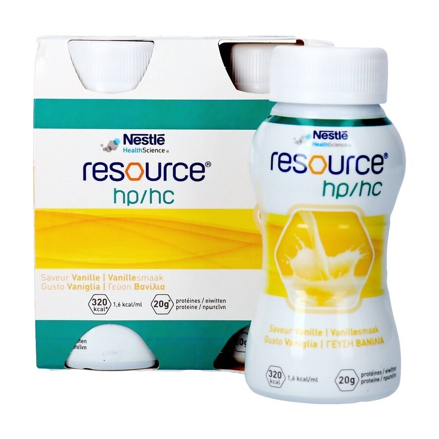 Resource Hp Hc Vanille Bouteille 4x200ml