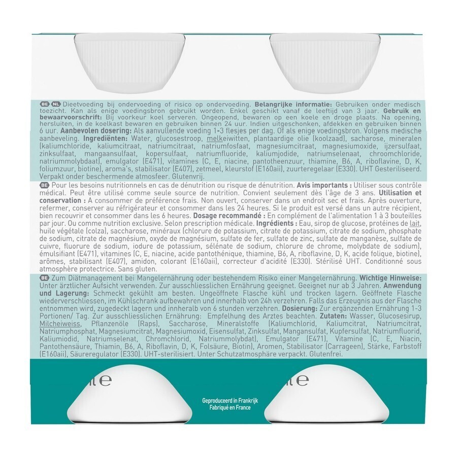 Resource Hp Hc Vanille Bouteille 4x200ml