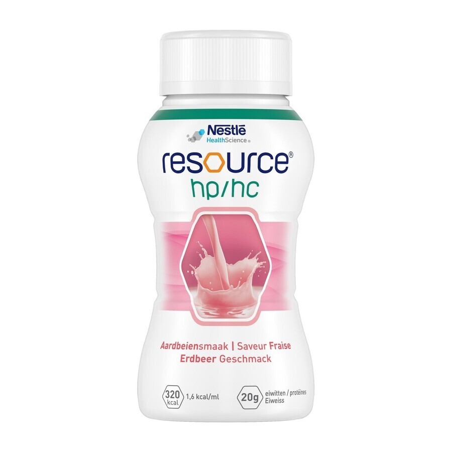 Resource Hp Hc Fraise Bouteille 4x200ml