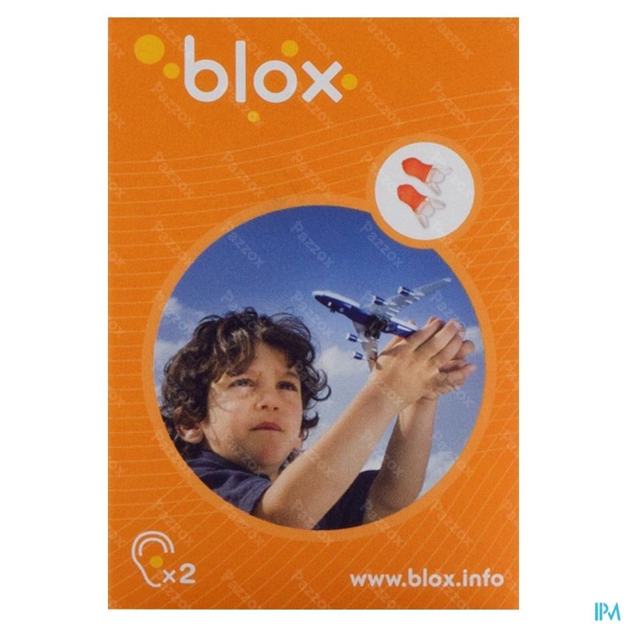 Blox Avion Enfant 1 Paire Prot.auditive A/pression