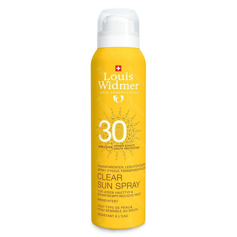 Louis Widmer Sun Clear SPF30 Sans Parfum 125ml