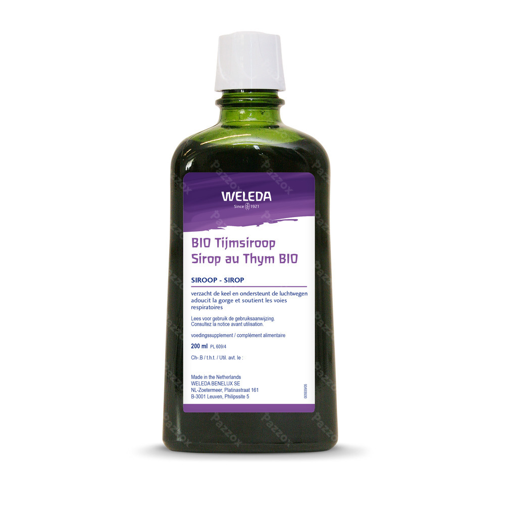 Weleda Sirop Au Thym Bio 200ml