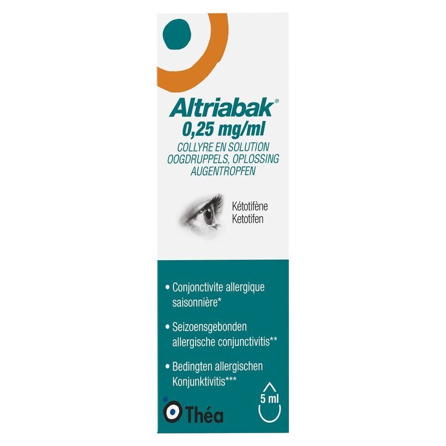 Altriabak 0,25mg/ml Gutt Oculaires Fl 5ml