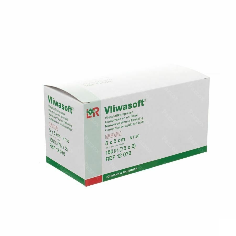 Vliwasoft Cp Ster N/tis.30g 5,0x 5,0cm 75x2 12076