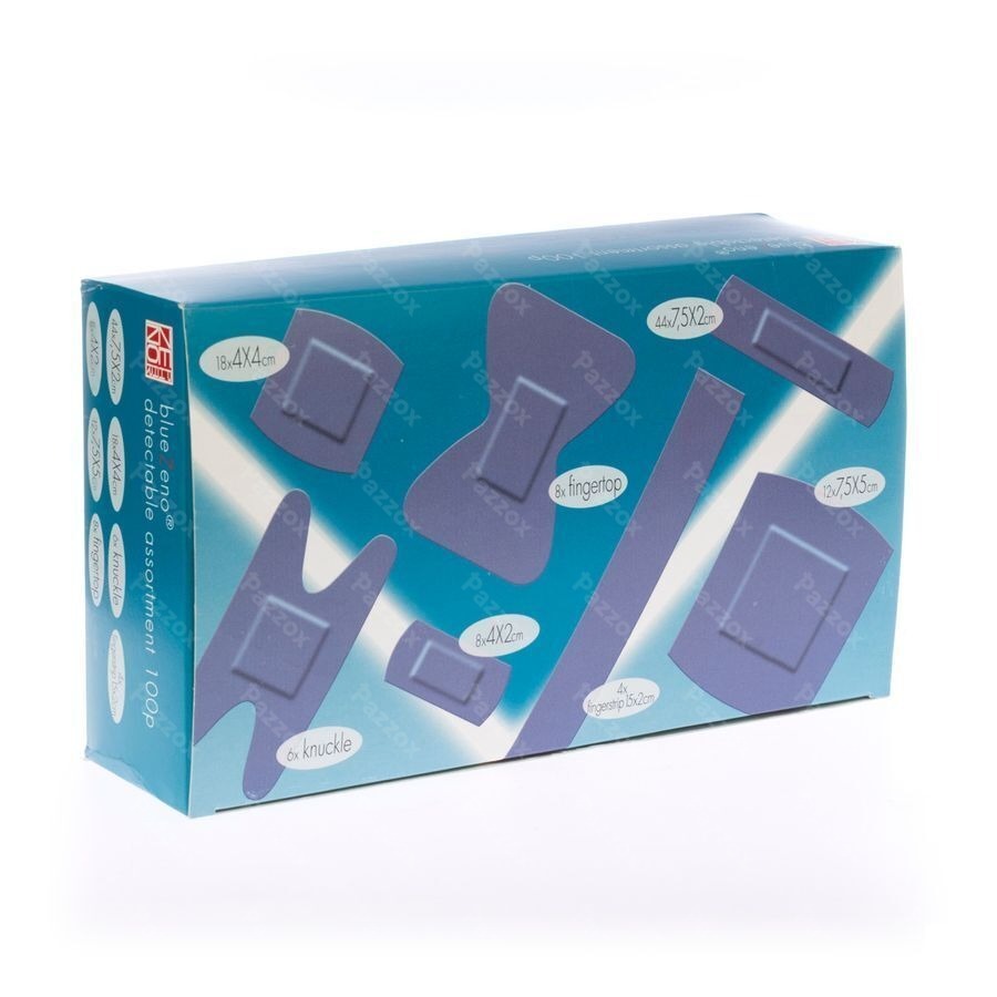 Bluezeno Pansement Detectable Assortment 100