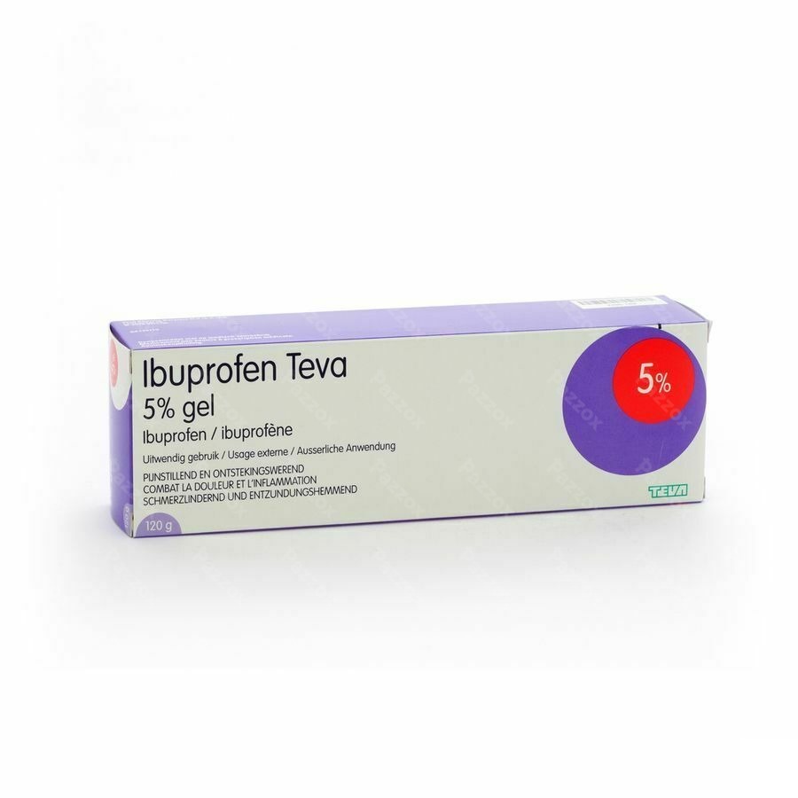 Ibuprofen Teva Gel Tube 120g