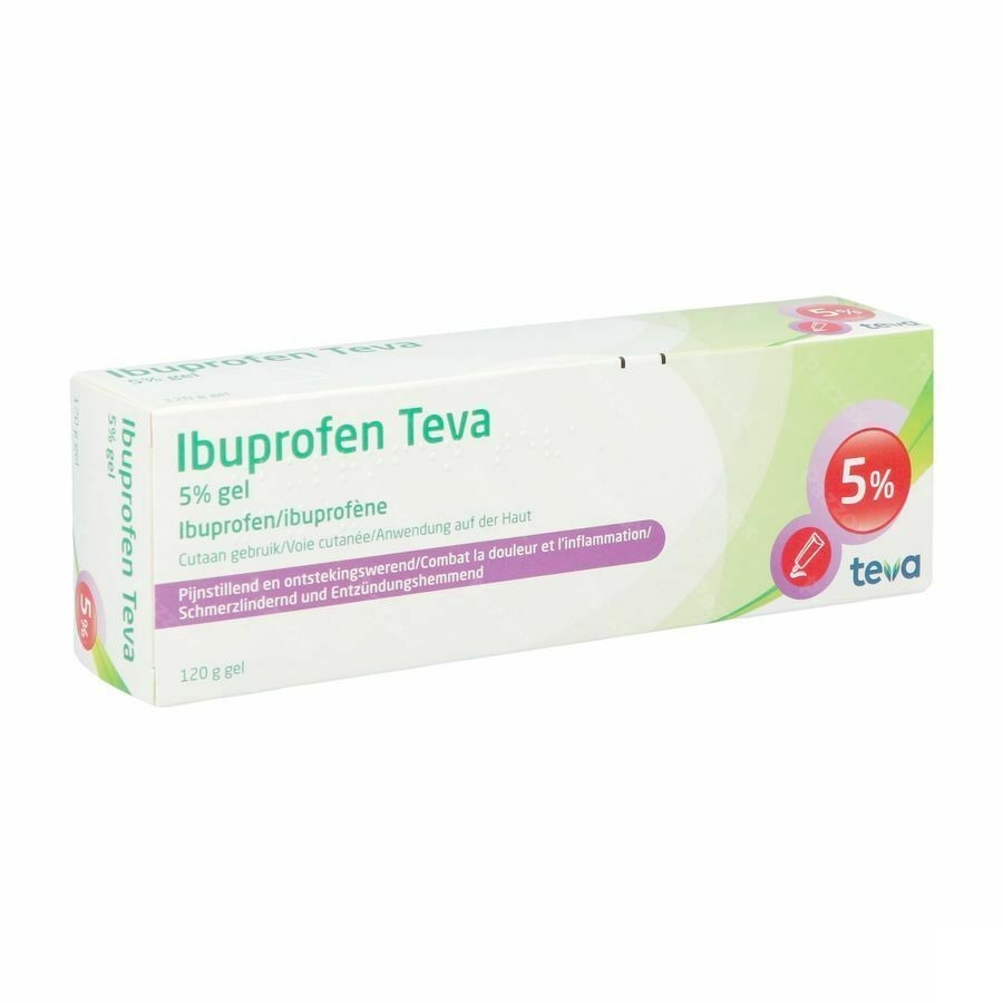 Ibuprofen Teva Gel Tube 120g