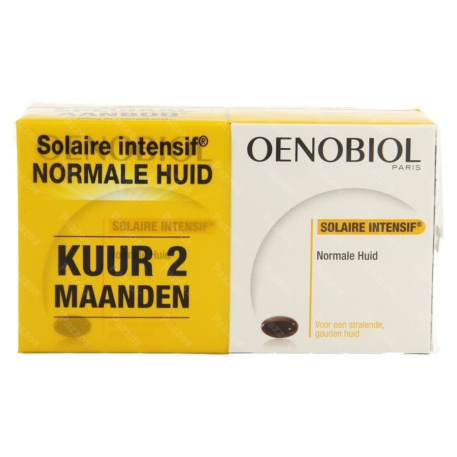 Oenobiol Cure Solaire Intensif Peau Normale 2x30 Caps
